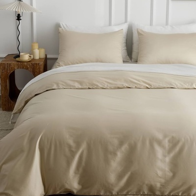 Set Saco Edredão ( c/ capa ajustável e  almofadas) 100% Algodão - Cetim 300 fios