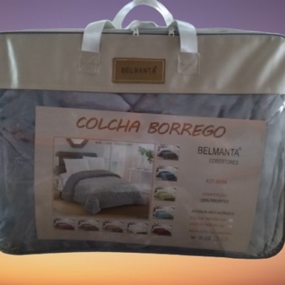 Edredão Velur/Borrego Liso  Belmanta
