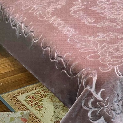 Cobertor Veludo Pesado Jacquard Velur   Belmanta