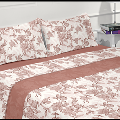 JOGO LENÇÓIS CORALINA 230 grs M2 ELEGANCE 5