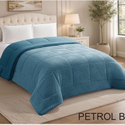 Edredão Velur+Pêlo de Borrego Jacquard 6030,  Belmanta