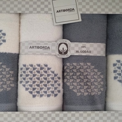 JOGOS DE TOALHAS FELPO  Elegance 360 Grs M2 (6 Pcs) REF 310/1