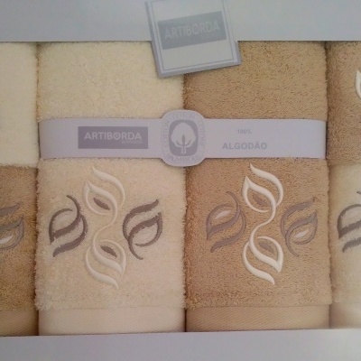 JOGOS DE TOALHAS FELPO PREMIUM 460 Grs M2 (6 Pcs) REF 320/1 JOGOS DE TOALHAS FELPO PREMIUM 460 Grs M2 (6 Pcs) REF 320/1