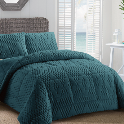 Edredão Velur Dupla Face Alto Relevo,  Belmanta