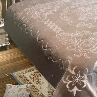 Cobertor Veludo Pesado Jacquard Velur   Belmanta