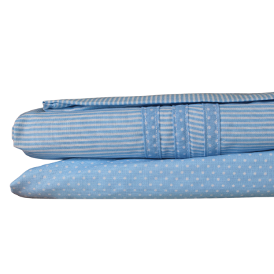 JOGO LENÇÓIS DELICATE STRIPES , EASY CARE