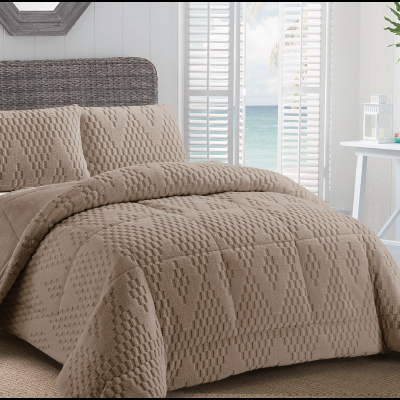 Edredão Velur Dupla Face Alto Relevo,  Belmanta