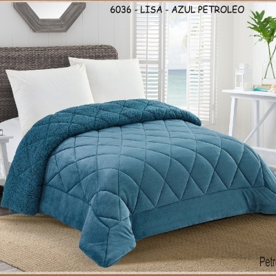 Edredão Velur/Borrego Liso  Belmanta