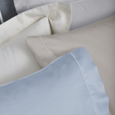 2 Fronhas de Almofada  Ponto Aberto 100% Algodão - Cetim 300 fios, Hotel Spa Collection