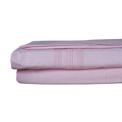 JOGO LENÇÓIS DELICATE STRIPES , EASY CARE