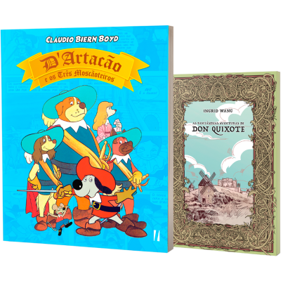 Pack Grandes Aventuras: D’Artacão e os Três Moscãoteiros + As Fantásticas Aventuras de Don Quixote
