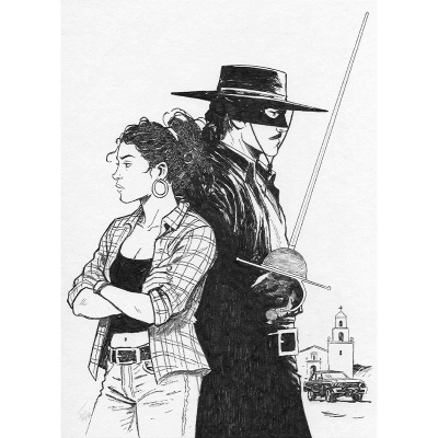 Zorro & Rosa — Original de Francisco Silva