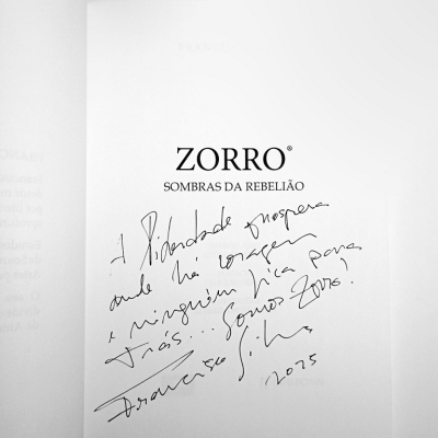 Zorro - Sombras da Rebelião (Autografado) Zorro - Sombras da Rebelião (Autografado)