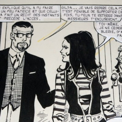 Prancha de BD Original "A Múmia" Pág. 46 - Coletivo Aredit