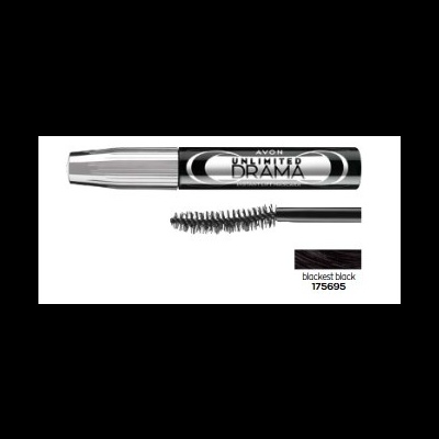 Unlimited Drama Máscara para Pestanas Blackest Black (10 ml)