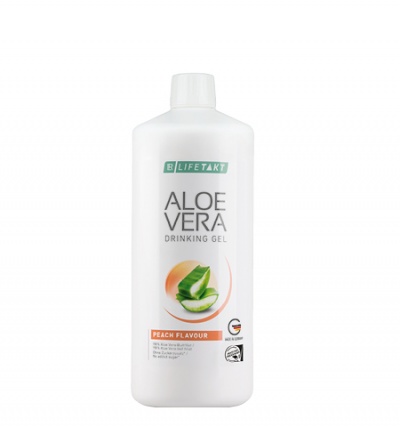 Gel Bebível Aloé Vera com sabor a Pêssego (1000ml)