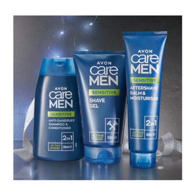 Conjunto Avon Care Men Sensitive