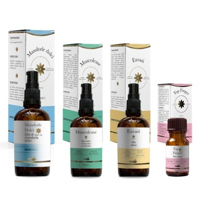 KIT DE AMÊNDOAS DOCES - TOP FINGER - MUSCOLEASE - EXVASI