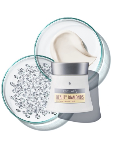 Zeitgard Beauty Diamonds Creme e Máscara para Olhos 2 em 1