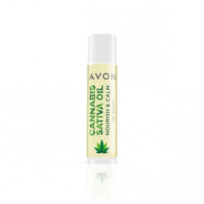 Avon Cannabis Sativa Bálsamo para lábios Nutritivo & Calmante (4g)