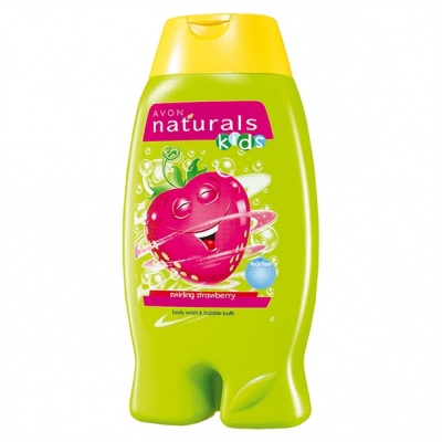 Nat. Kids Gel & Espuma de Banho de Morango (250ml)