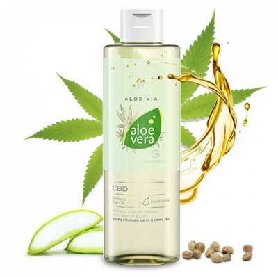 Aloé Vera CBD Óleo Gel de Duche