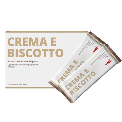 Barra de Substituição de Refeição de Creme e Biscoito