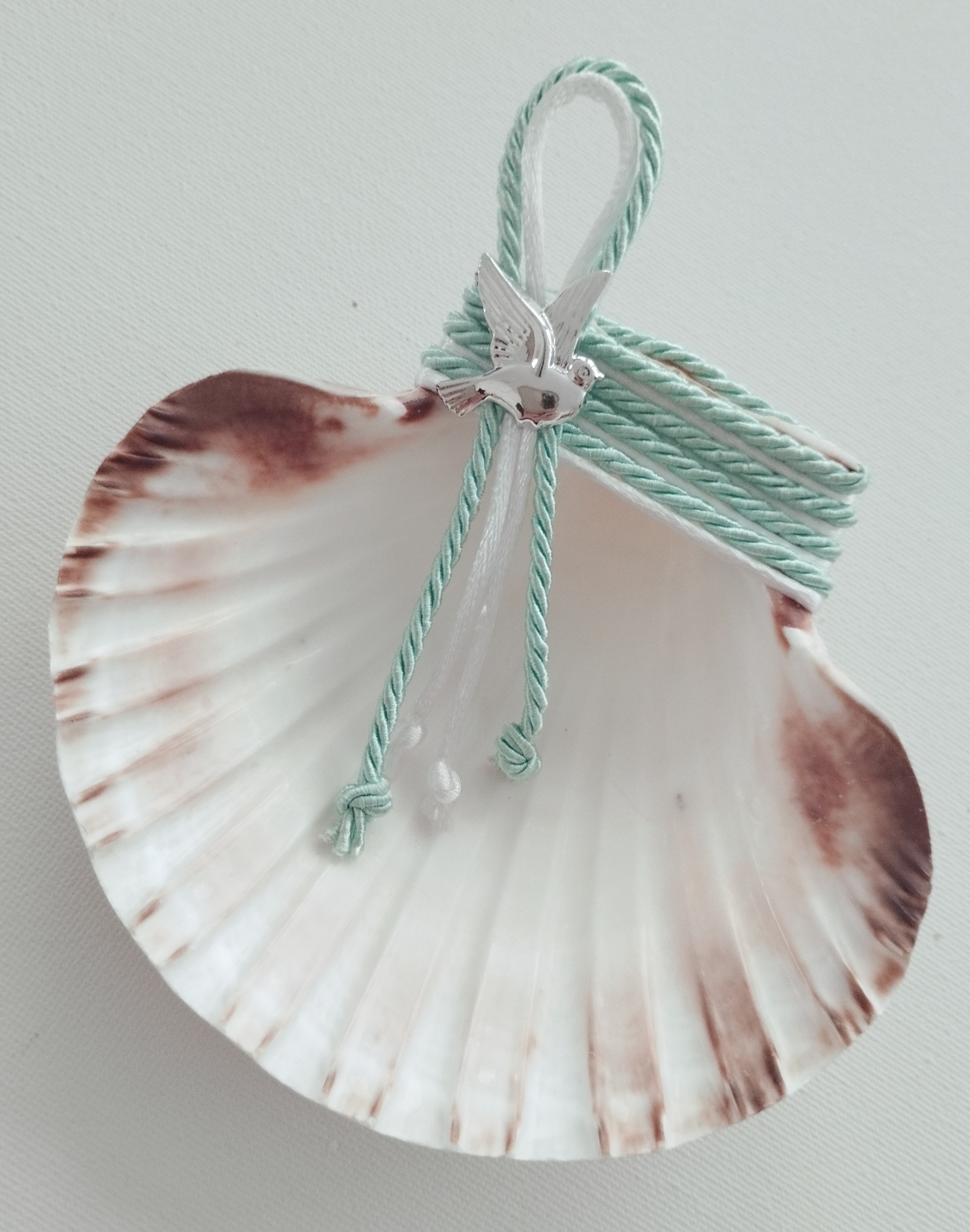 Concha Batismo Verde Água Concha Batismo Verde Água