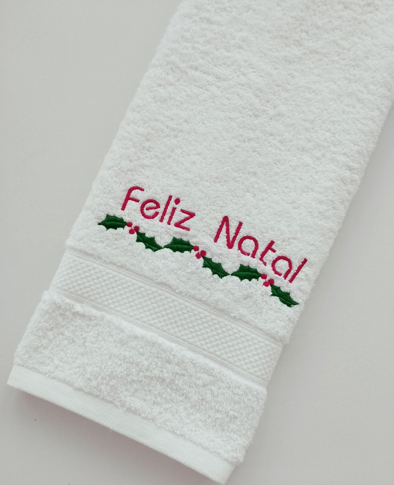 Toalha de Rosto "Feliz Natal" Toalha de Rosto "Feliz Natal"