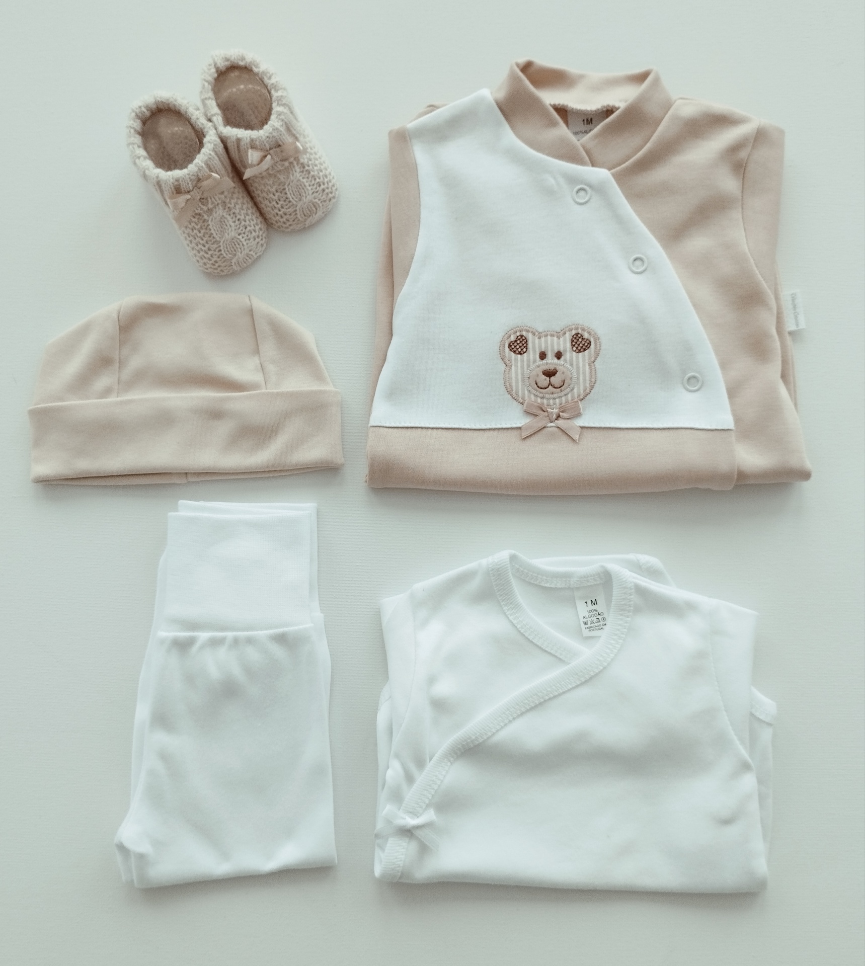 Conjunto para Bebé Areia Conjunto para Bebé Areia