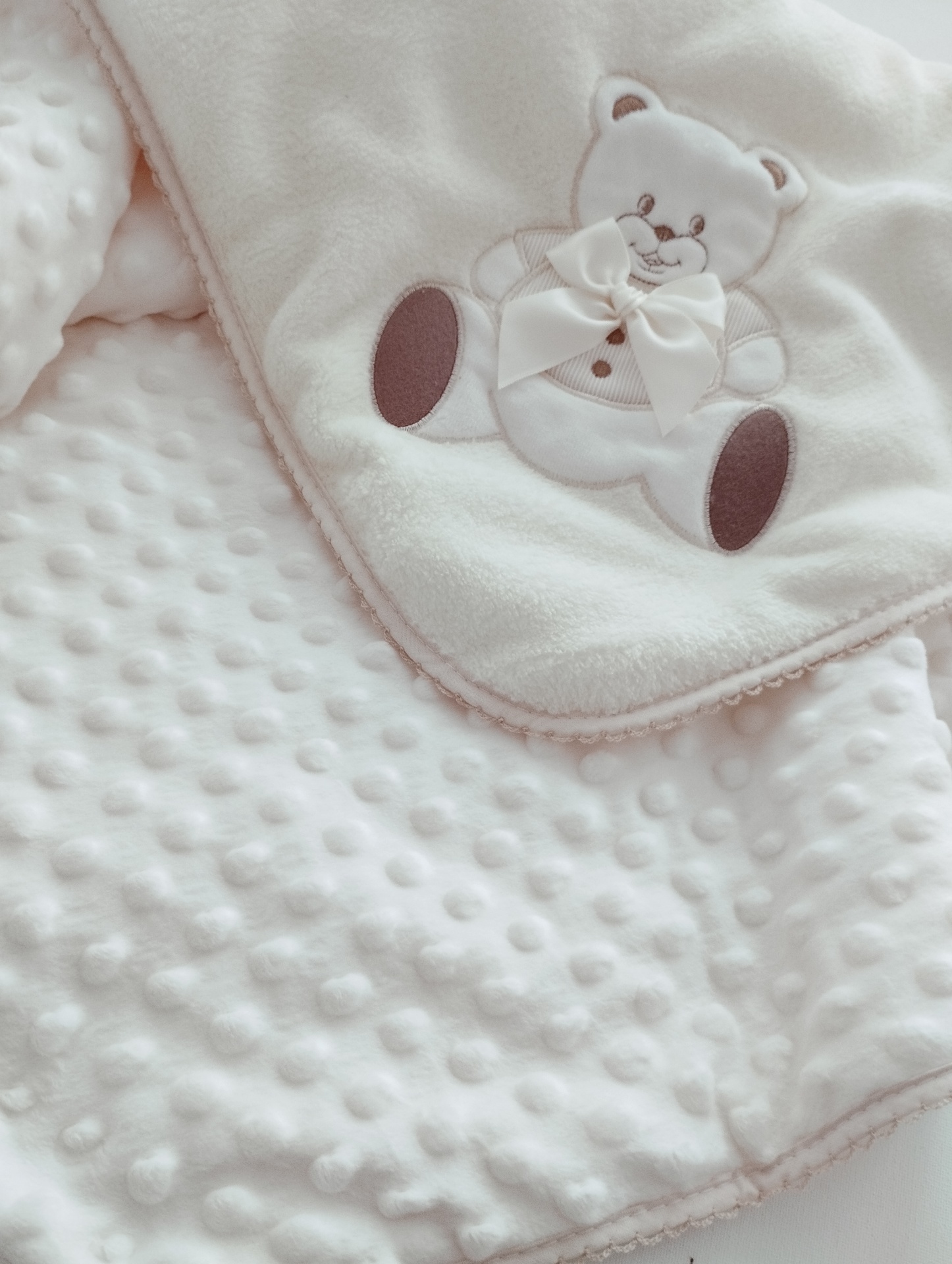 Manta polar para bebé Urso Pérola Manta polar para bebé Urso Pérola