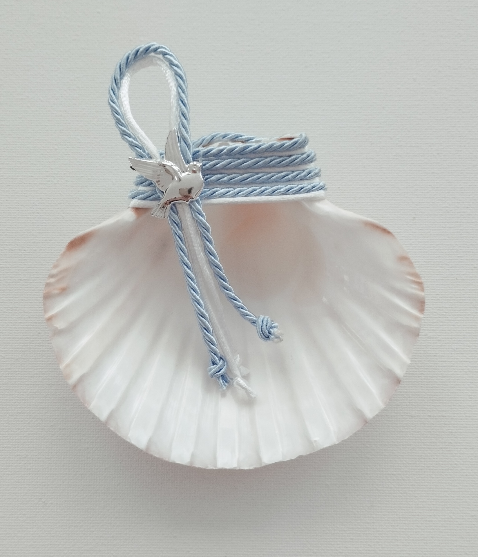 Concha Batismo Azul bebê Concha Batismo Azul bebê