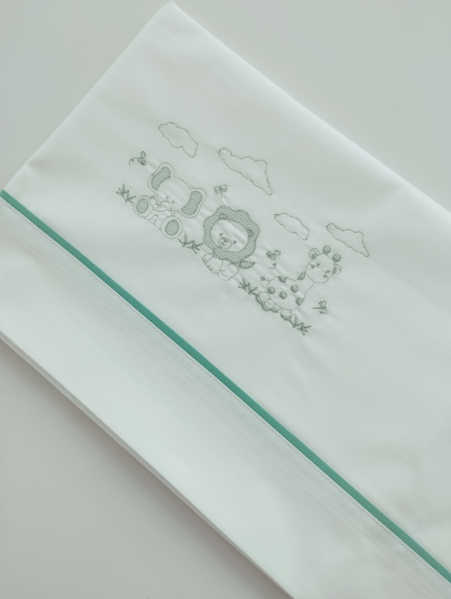 Jogo de Cama Bebé Verde Jogo de Cama Bebé Verde