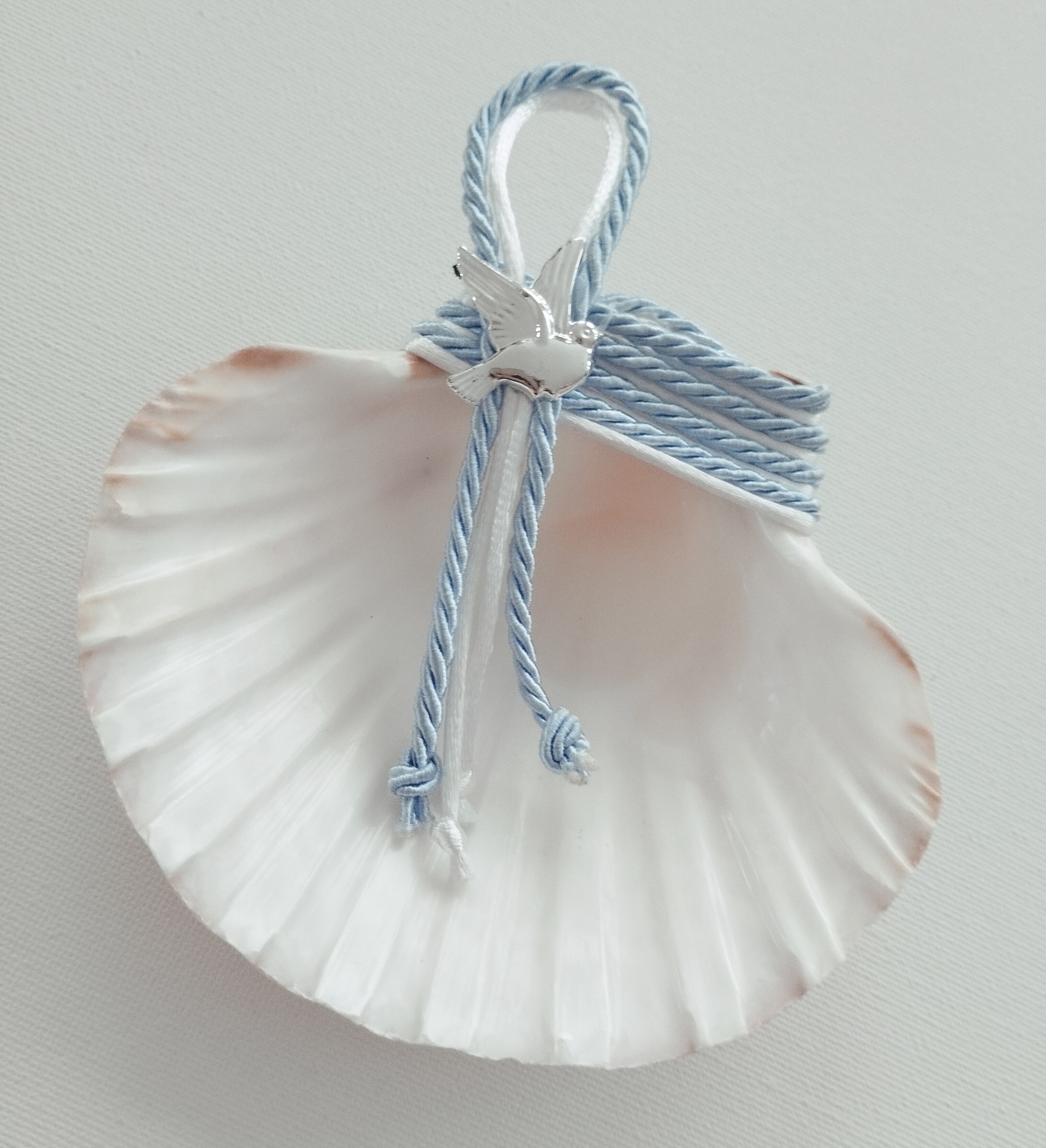 Concha Batismo Azul bebê Concha Batismo Azul bebê