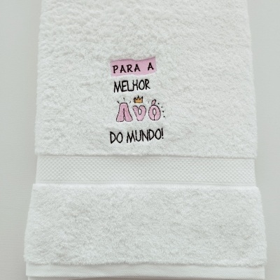 Toalha "Melhor Avó do Mundo"