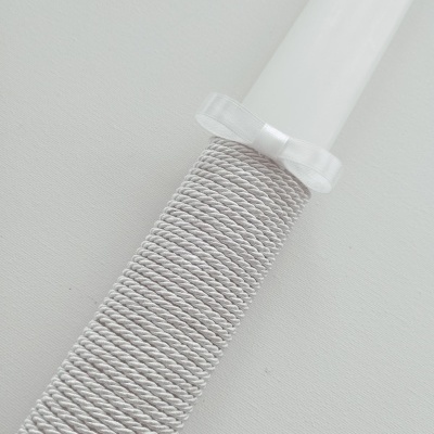 Vela Batismo Oval Branca