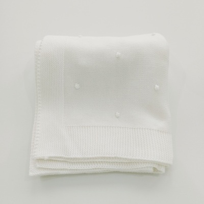 Manta de Bebé Cor Areia Manta de Bebé Cor Areia