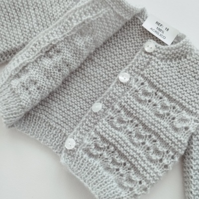 Casaco para Bebé Cinza