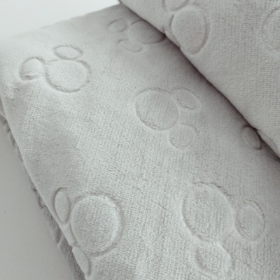 Manta polar para bebé Cinza