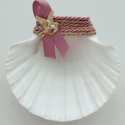 Concha Batismo Rosa Velho