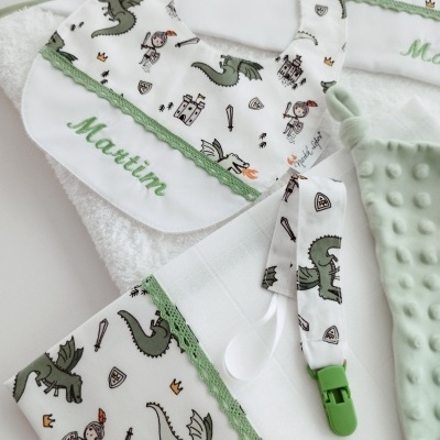 Conjunto de Bebé Completo Personalizado Verde