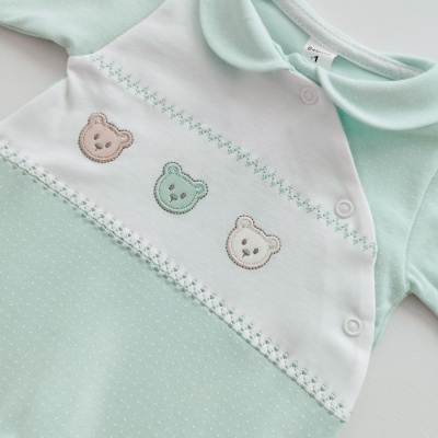 Conjunto para bebé Verde água