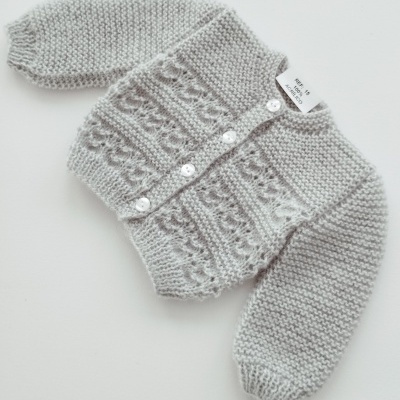 Casaco para Bebé Cinza