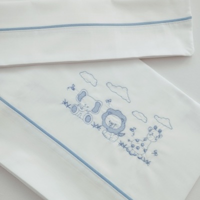 Jogo de Cama Bebé Azul Jogo de Cama Bebé Azul