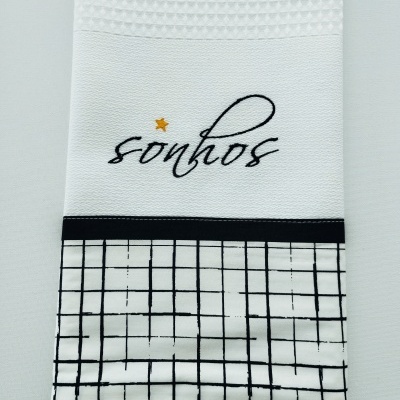 Pano de Cozinha Bordado