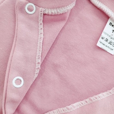 Conjunto Primeira Roupinha Personalizado Rosa Velho