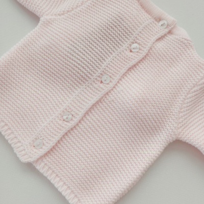 Conjunto em malha para bebé Rosa Bebé Conjunto em malha para bebé Rosa Bebé