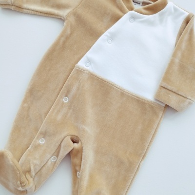 Conjunto Primeira Roupinha Personalizado Amarelo Torrado