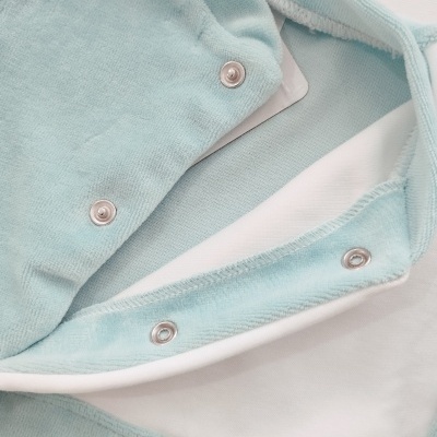 Conjunto Primeira Roupinha Personalizado Azul Turquesa