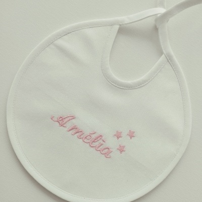 Babete "3 estrelas" Personalizado